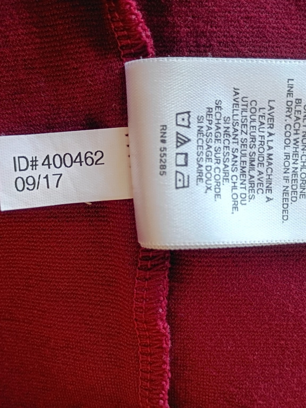 Express Women's Burgundy Short-Sleeve Midi Dress Mock Neck SZ M - Picture 5 of 5